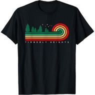 Men's cotton T-shirt Evergreen Vintage Stripes Timberly Heights, Pennsylvania T-Shirt High quality c