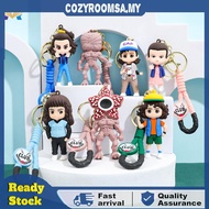 3/4/7Pcs Cute Keychain Harajuku Style Figure Keychain Gift for Friends Party Gift