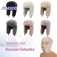 MAYSHOW Bomber Hat Windproof Warm Trapper Winter Hat
