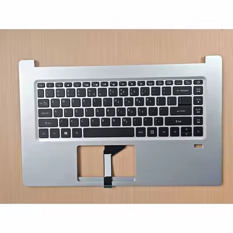 New For Acer Swift5 SF515-51T SF515-51 Silver Laptop Palmrest Upper Case C Cover Keyboard Housing No