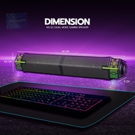 Nubwo ลำโพงเกมมิ่ง NX-S2 Speaker ต่อเป็นซาวบาร์ได้ USB 6 LED Color Lighting [ของแท้][สินค้าประกัน 2 