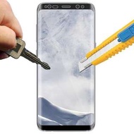 3D S8 鋼化玻璃膜全覆蓋顯示防指紋塗層曲芒鋼化玻璃貼Samsung Galaxy S8 3D 9H Tempered Glass Screen Protector 專用 (Clear)