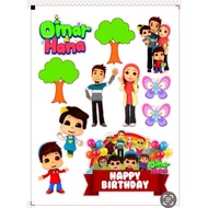 Omar dan Hana Cake Topper