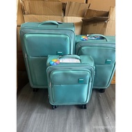 Pengembara Amerika 20-Inci Zip Kalis Letupan Sarung Troli Kain Oxford Beg Bagasi 24-Inci Roda Univer