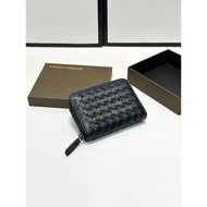 Bv Classic Woven Card Case Wallet Women's Fashion Casual Clutch