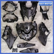 100% original y15 y15zr v1 v2 YAMAHA MATT BLACK INNER COVER FULL SET