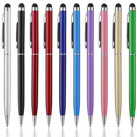 1Pcs Smart Tablet Phone Universal 2 In 1 Capacitive Stylus Pen Drawing Pens For IPhone/Android All C