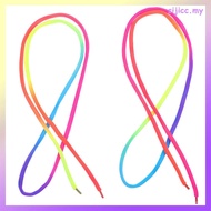 Colored Laces Shoe Round Sneaker for Men Bright Trainer Fluorescent sijicc