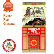 6 Year Old Korean Red Ginseng Roots 300g (10 Root) good grade ginseng, panax
