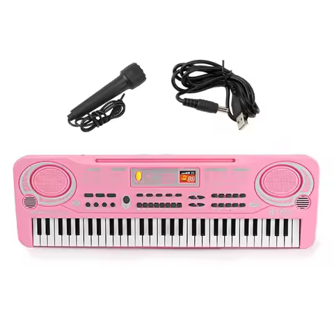 Keyboard Piano, 61 Keys Portable Electronic Piano for Kids, Digital Music Piano Keyboard Educational