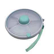 []-Snack Box with CompartmentsSnack Spinner with WristbandKids Portable Fruit &amp Candy Storage Box