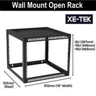 6U / 10U/ 15U Wall Mount Open Server Rack (4 Post Open Rack)