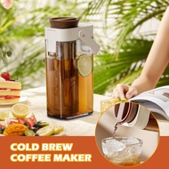 Cold Brew Coffee Maker Large Cold Brew Coffee Maker Container Kitchen Tools Jar with Handle Lid for 