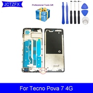 Middle Frame For Tecno Pova 7 4G Support Mid Faceplate front frame replacement parts