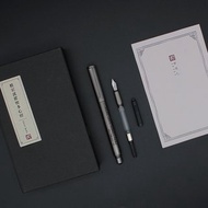 ARTEX-心經鋼筆/鋼珠筆 雙用替換超值組-霧黑