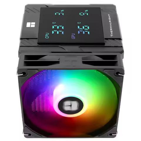 Thermalright PA120 Digital CPU Cooler 6 Heat Pipes 120mm ARGB Air Cooling Radiator Supports LGA1851/