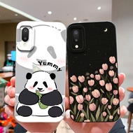 For Samsung Galaxy A02 A02s M02 M02s F02S Phone Case Butterfly Soft Liquid Phone Bags Durable Cover 