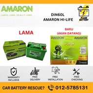 [ Installation Provided ] DIN60L | DIN55 Dimention | LN2 ] Amaron Hi-life PRO | Car Battery Bateri K