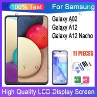 Original Samsung Galaxy A02 A12 A12 Nacho LCD Display Touch Screen Replacement