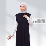 ALAYNA Inner Dress Sleeveless | Inner Dress Gamis Muslimah Baju Dalam Tanpa Lengan Long Dress Wanita
