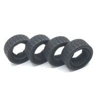 Soft RC Rubber Tyre Set 1/18 Scale Tyre with Tread Pattern Model Crawler RC Car Wheel Tires for Wlto