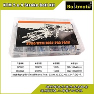 Screw Set Set Motorcycle Screw Off-Road Vehicle Screw Suitable for KTM Huswana Screw Set 160PCS