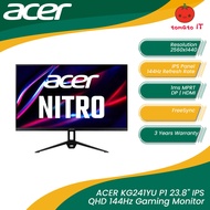 ACER NITRO KG241YU P1 23.8" IPS QHD 144Hz Gaming Monitor