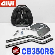 Monorack Givi Honda CB350RS Extreme Top Box Rack Heavy Duty J Tapak SRX(S)-CB350RS With Stoplight Pr