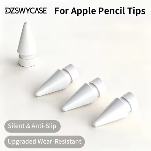For Apple Pencil 1st/2nd Nibs Tip Replacement Silent Tablet Pen Nib Wear-resistant High Sensitivity 