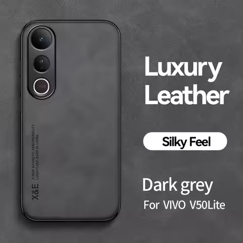 Leather Shockproof Case for VIVO V50 V40 V30 Lite Pro Y29 Y28 Y35 Y36 Y78 5G 4G Protective Cover Mag