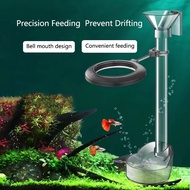 Acrylic Aquarium Feeder Tube Set Bowl Fish Tank Crystal Shrimp Fish Snail Bottom Feeding Food Dispenser Tube Dish