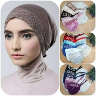 CIPUT PREMIUM/DALAMAN JILBAB CIPUT RENDA TALI/CIPUT MURAH RENDA/CIPUT HIJAB/DALAMAN HIJAB/DALAMAN KE