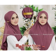VANI DAURA GAMA Instant Hijab Ballerina Jersey Pleated Hijab