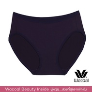 Wacoal Panty กางเกงในรูปทรง BIKINI รูปแบบเรียบ - WU1C34
