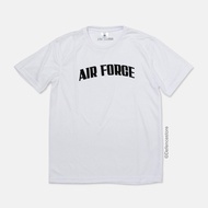 White RSAF Fitness Air Force Polyester RSAF SAF T Shirt Singapore Training Exercise Gym Jogging Work