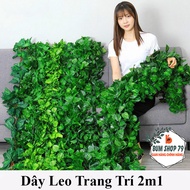 Combo of 5 Decorative Fake Vines with 60 Leaves 2m1 Long to Create a Green Space, Anti-Fade Silk Fab