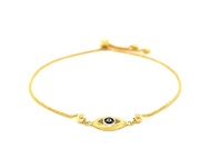 Nathalias NY สร้อยข้อมือEvil Eye มินิมอล ทองคำแท้ 14K Evil Eye Bracelet (1.00 mm) 74177 Pre order 10
