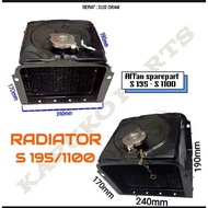 MESIN DONGFENG S 195 RADIATOR / S 1100 ENGINE (13 PK 16 PK/) ORIGINAL TAIWAN