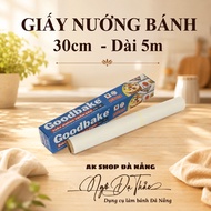 Baking parchment paper 30cm - 5cm long (AKSHOPCAMLE 2000.241)