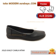 JOLIE ASHLEY CAMILA BLACK women's casual slip-on shoes