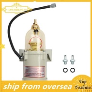 [TopFashion] 500FG Assembly with Heating Wire Fuel Filter Marine Boat Trucks 90GPH Boat Engine Fuel Water Separator