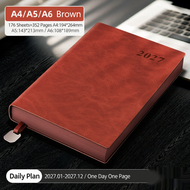 2027 Year Agenda Planner A4/A5/A6 Daily plan Notebook monthly plan Notepad Journal Office Diary Note