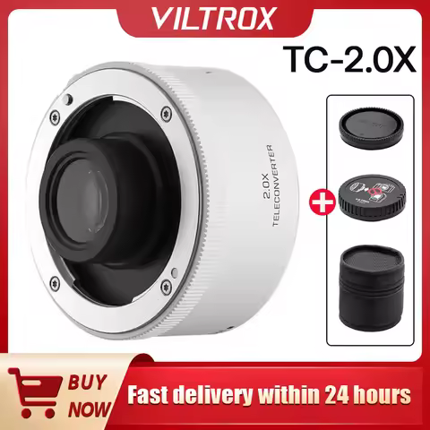 Viltrox TC-2.0X Teleconverter Auto Focus Lens Extender for Nikon Z Sony E-Mount Cameras A7IV/A7SIII 