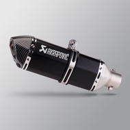 51mm Motorcycle Akrapovic Muffler Exhaust with DB Killer for pcx nmax aerox z400 z250 z650 cbr150r cbr250rr r15v3