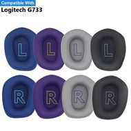 Replacement Headphone Earpads Cushions Cover For Logitech G733 Headset Soft Foam EarPads