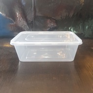 750ml rectangular plastic container 50pcs /pkt