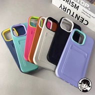 For IPhone 15 Pro Max IPhone Case Liquid Silicone Card Holder Case Solid Candy Color Compatible with