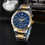 Tissot New Style Fashion Men's Wrist Watch Quartz Movement Men's Watch Wear-Resistant Steel Strap