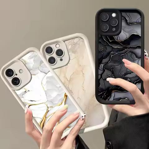 Black White Marble Phone Case for Huawei Honor X7D X9D X6A X7B X8B X9B X9A X8A 200 400 Pro 90 Magic 