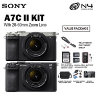 Sony A7C II / A7CII Mirrorless Camera Body & 28-60mm Lens ( 1+1 Year Sony Malaysia Warranty)